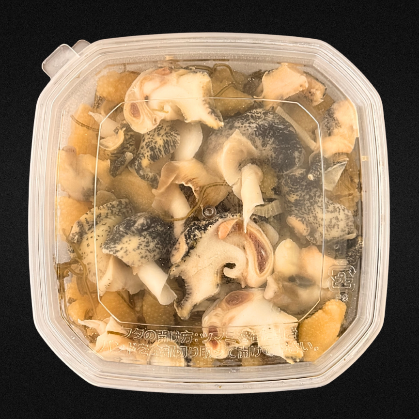 【新商品】ツブ松前漬け(数の子入 黒醤油・白醤油仕立て)