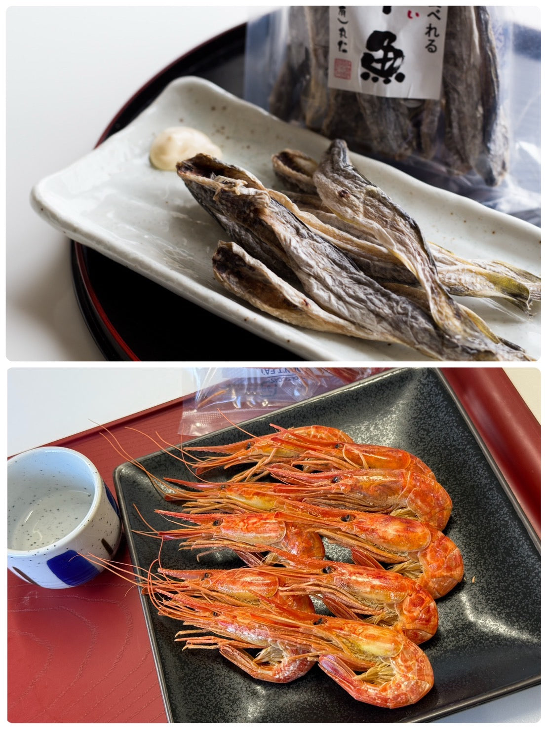【丸仁特製】まるごと珍味セット(氷下魚・北海しまえび)