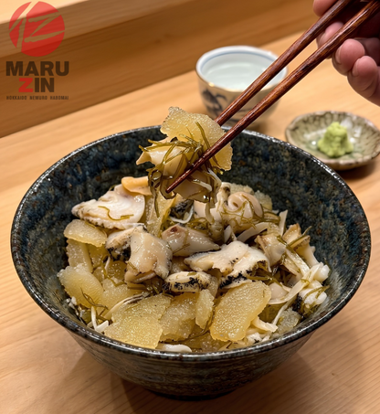 【新商品】ツブ松前漬け（数の子入 黒醤油・白醤油仕立て）